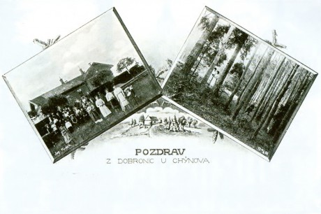 Pohled Dobronice 1909
